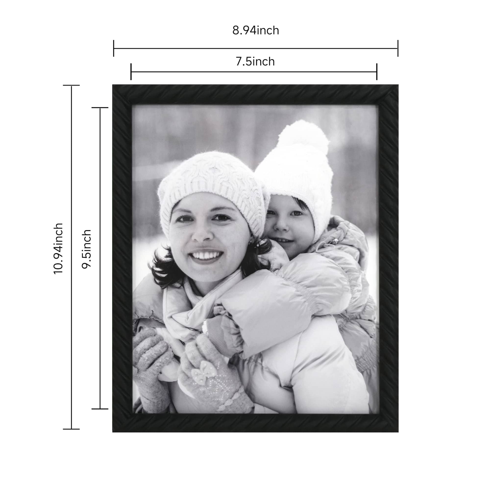 8" x 10" Rope Texture Plastic Frame by Studio Décor